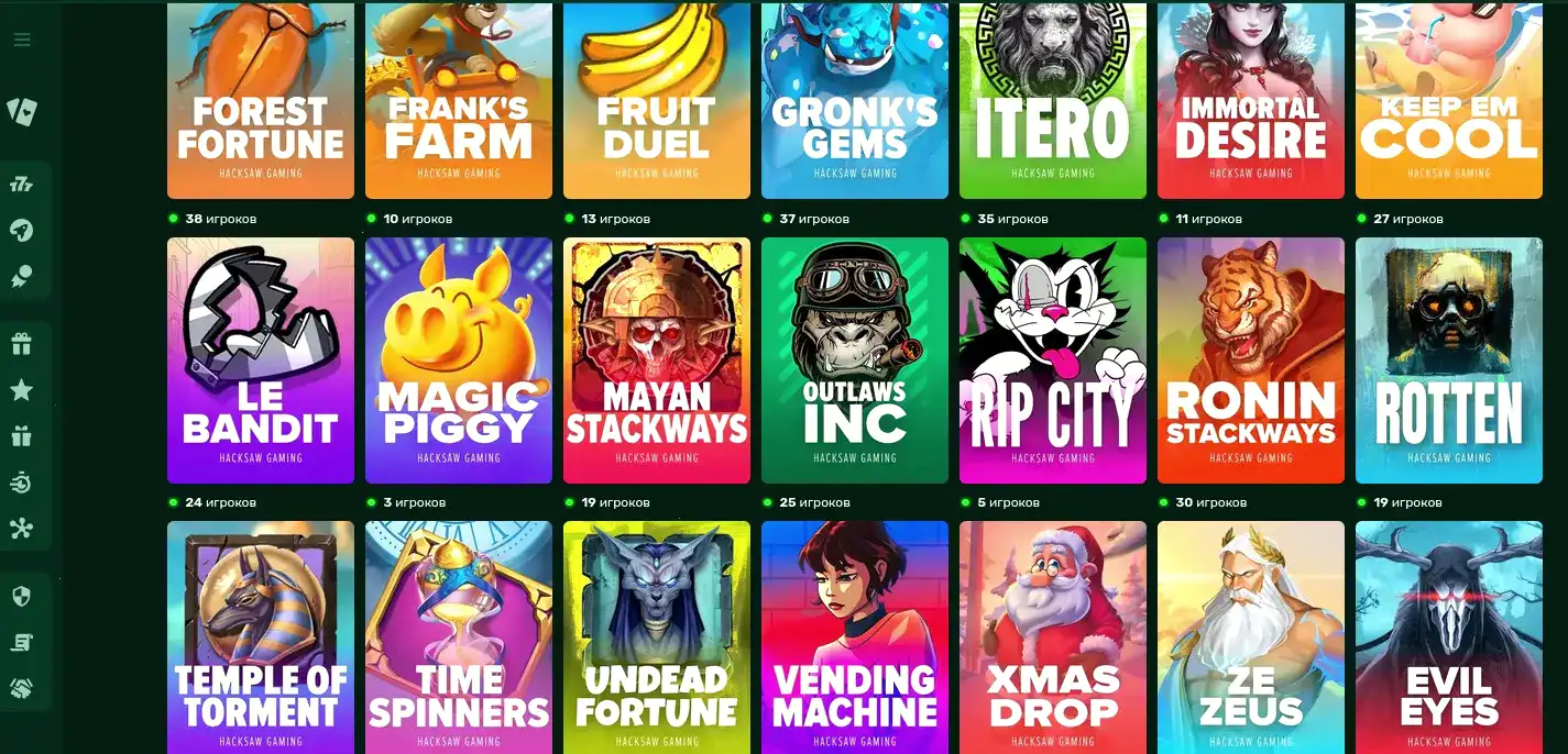 Платежные методы Binobi casino депозит и вывод